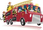 free clip art firetruck - Clip Art Library