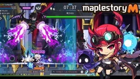 MapleStory M Battle Mage 5th Hard Magnus(Single Mode) - YouT