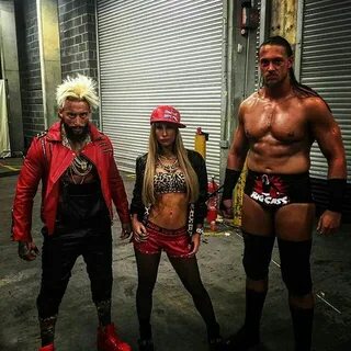 Enzo Amore, Carmella and Colin Cassady. Clothes design, Enzo