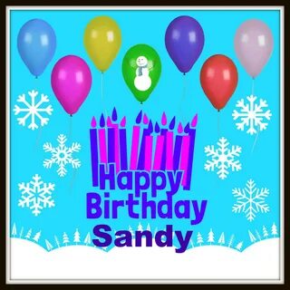 Jigsaw Puzzle Happy Birthday Sandy 400 pieces Jigidi