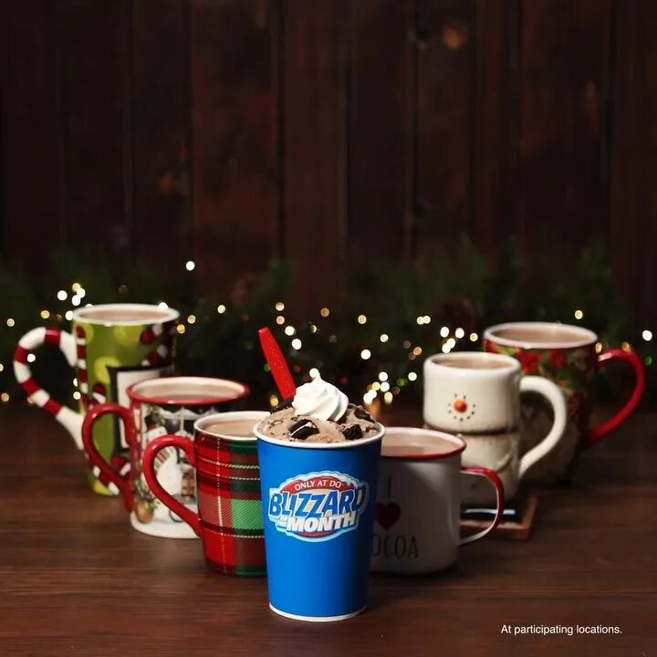 Try the new OREO Hot Cocoa BLIZZARD of the Month today with OREO cookie... 