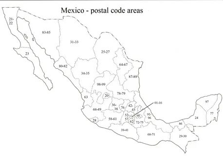 Mexico City Zip Code Map - Cherry Hill Map