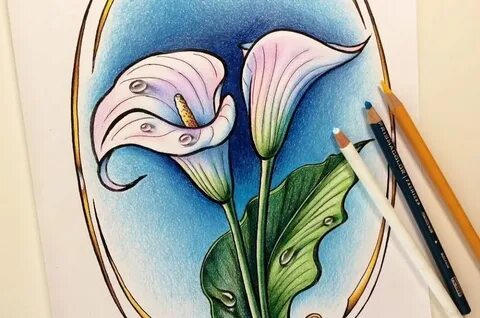 Broomstyle: Calla Lily Drawing Tattoo