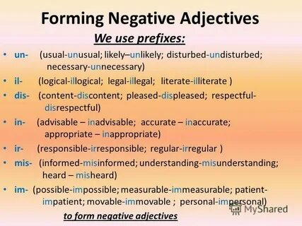 Useful english: difficult prefixes