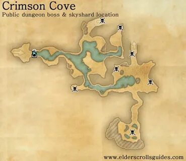 Eso Crimson Cove Boss Map - Mount Snow Trail Map