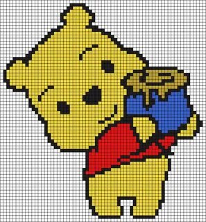 Pixel arts "Winnie-Pooh" ☆ 24 arts
