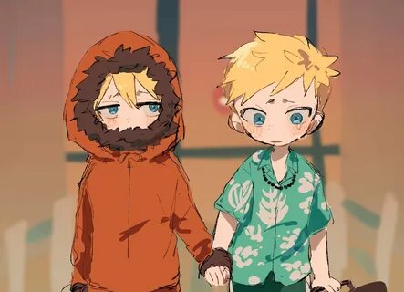 Safebooru - 2boys blonde hair blue eyes blush gloves hand ho