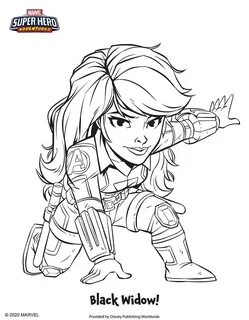 Coloring Fun With Marvel Super Hero Adventures Disney Parks Blog.