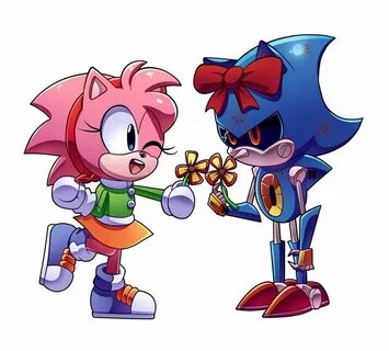 Amy and Metal Christmas Sonic the Hedgehog! Amino