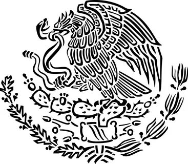 File:Coat of arms of Mexico (black linear).svg - Wikipedia