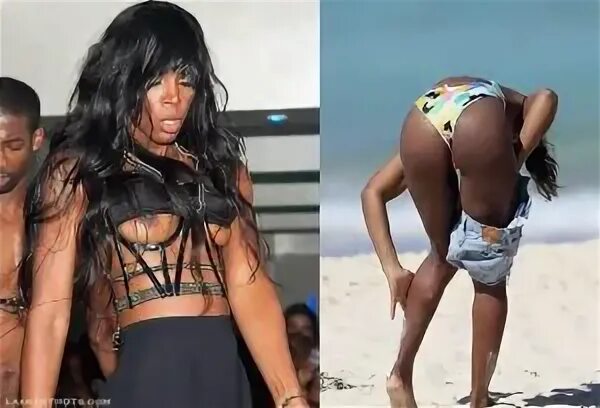 Kelly Rowland tits & ass hanging out from... - LeakedThots