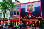 The Casa Rosso theatre is one of the most famous places in t