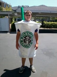 Badass Homemade Starbucks cup costume Starbucks halloween co