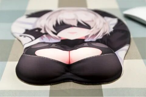 NieR:Automata 3D Mouse Pad with Wrist Support Rest Mat - gif