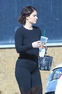 Eve Hewson in Black Jeans at Starbucks in Los Angeles GotCel