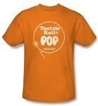 TOOTSIE ROLL POP LOGO Licensed Adult Long Sleeve T-Shirt S-3