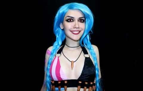 Косплей на Джинкс Лига Легенд (Jinx League of Legends) Kitty