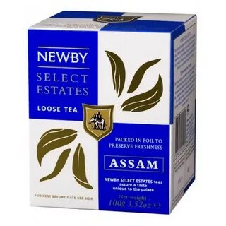 Чай черный Newby Assam / Ассам Картонная упаковка (100 гр.) 