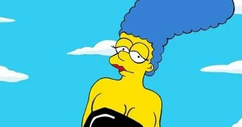 The Simpson, Marge e Homer nudi nelle immagini dell'artista 