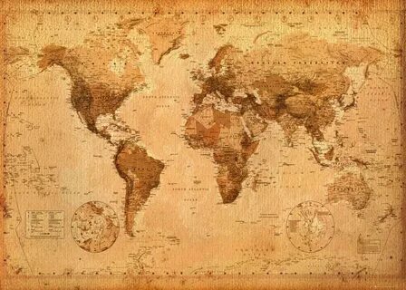 World Map Poster - x - Walmart.com