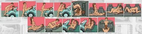 Sex positions in car