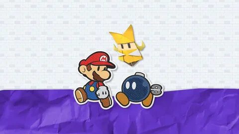 Paper Mario the Origami King Team Wallpaper - Cat with Monoc