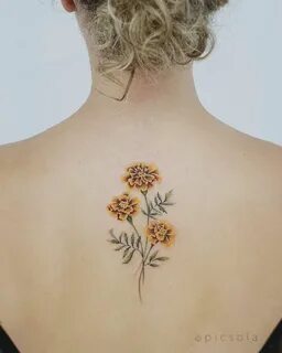 thank you! marigoldtattoo marigold flowerstatto+#Clarissa #f