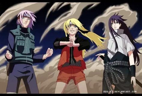 team 7 gender bender Naruto anime, Wallpapers naruto, Naruko