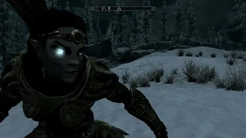 I Managed To Add Glowing Eyes To Vampire Lord But Skyrim - M