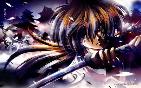 Rurouni Kenshin warrior fantasy anime warrior japanese samur