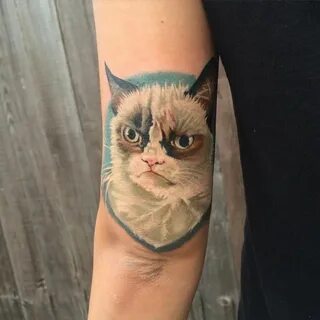 11 Funny Grumpy Cat Tattoos * Tattoodo