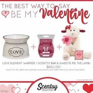 Scentsy's 2017 Valentine's Gift Set with "Sweetie Pie the La