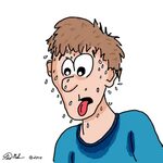 boy sweating clipart - Clip Art Library