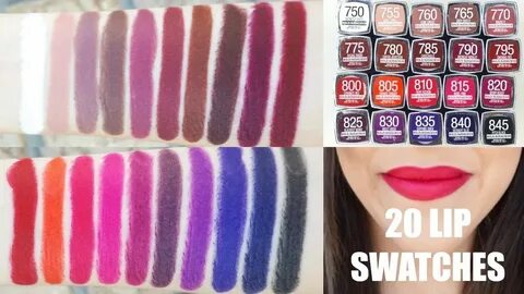 Maybelline Loaded Bolds Lipstick + Lip Swatches of ALL 20 SH