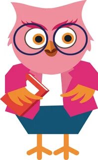 Clipart Bird Teacher - Cute Owl Teacher Clipart - Png Downlo