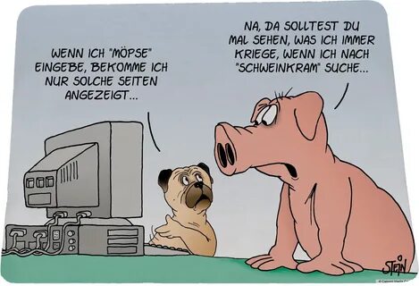 Uli Stein Mousepad "Möpse/Schweinkram"-U9751