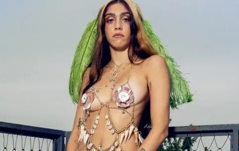 Lourdes Leon with Seashells on Her Tits! - The Nip Slip