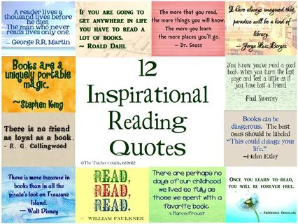 12 Inspirational Reading Quotes Inspirational reading quotes