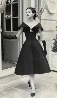 Christian Dior (French, 1905–1957) Dress, 1950s. #vintagepho