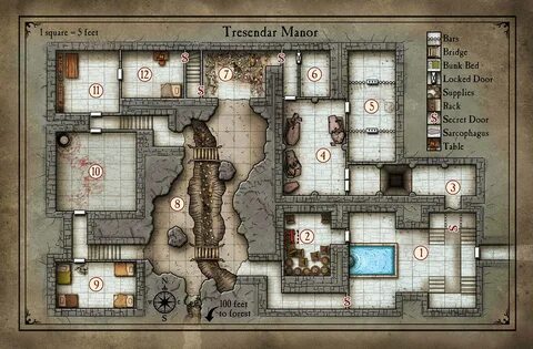 Maps for Dungeons & Dragons Acquisitions Incorporated Behanc