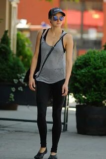 SHAILENE WOODLEY in Tights Out and About in New York - HawtC