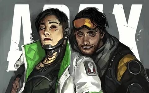 Mirage and Crypto by welcome_please // Apex Legends Crypto a