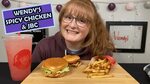 WENDY'S MUKBANG SPICY CHICKEN & JBC EATING SHOW - YouTube