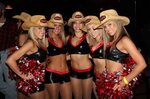 "Cowgirl" Houston Rockets Power Dancers At the 2011 Housto. 