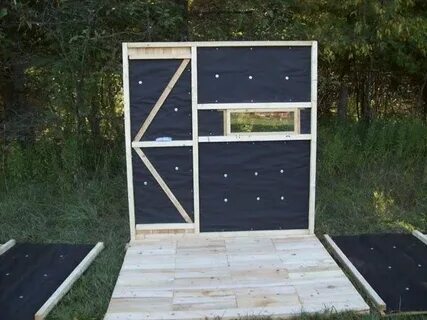 5x6 Two Person Seater Deer Blind Deer blind, Hunting blinds,