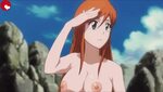 Bleach: Inoue, Rangiku and Nanao on the beach nude ｜ 俺 の 3D 