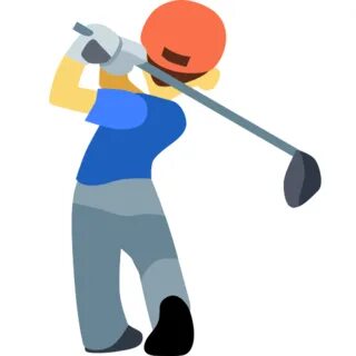 🏌 ♂ Man Golfing Emoji on Facebook 2.2
