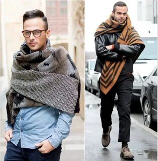 Men who kill the oversized scarf look Truelove