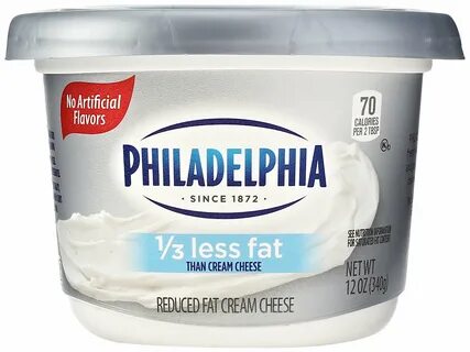 Buy Philadelphia 1/3 Less Fat Garden Vegetable Cream Cheese 