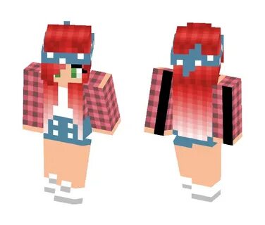 Download Cute red haired girl Minecraft Skin for Free. Super